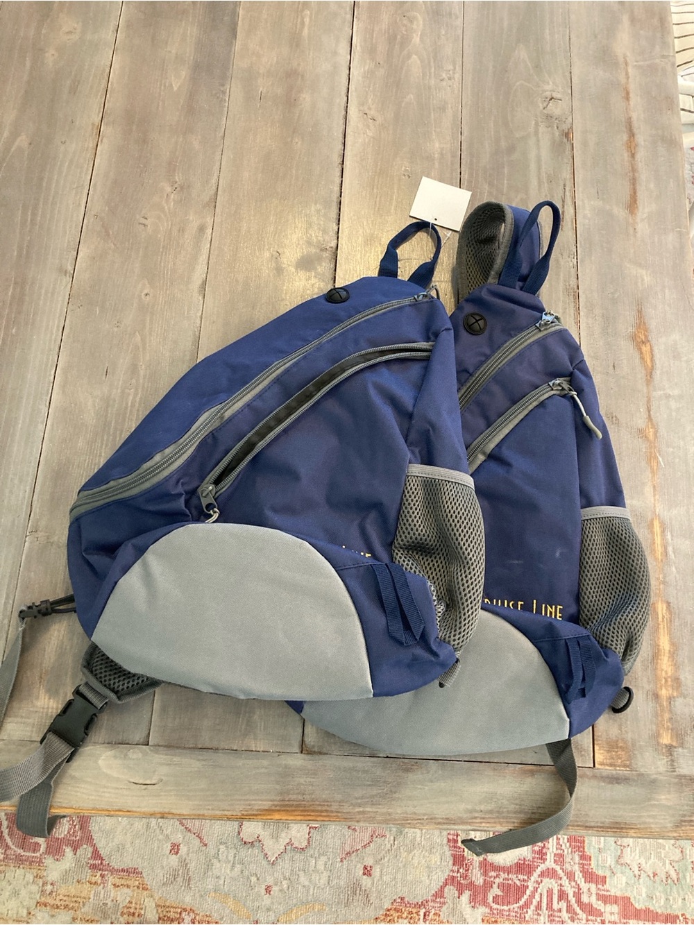 Navy Blue Sling Backpack with Gray Accents - Disney Cruise 🚢 Line